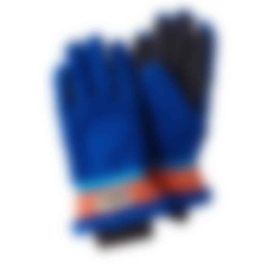 Elmer Gloves Wool Pile 5 Finger Glove Blue