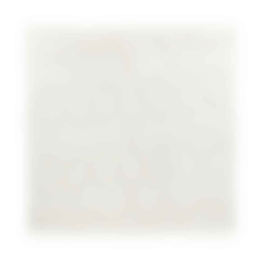 HK Living White Fringe Bedspread 270x270 cm
