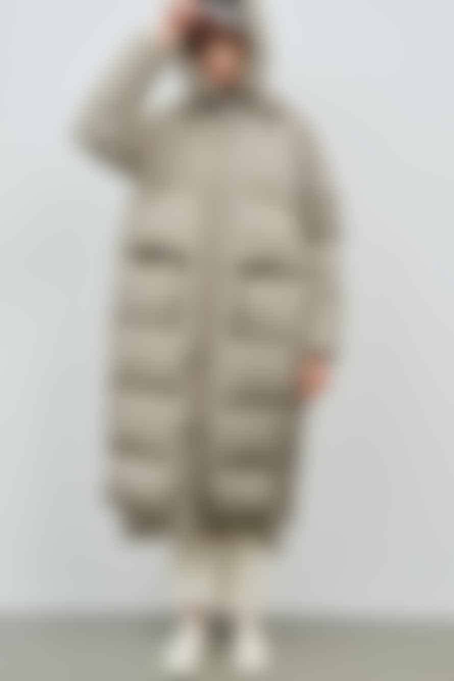 Embassy of Bricks and Logs Lourdes Puffer Coat Pale Olive