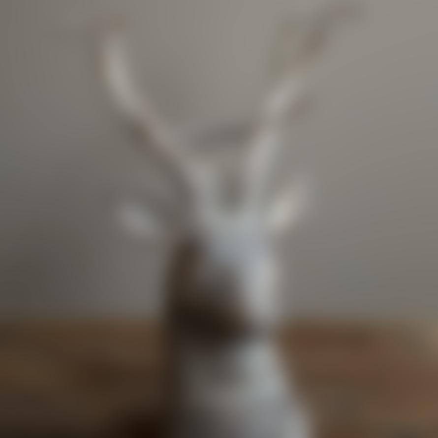 London Ornaments Metal Stags Head Candleholder
