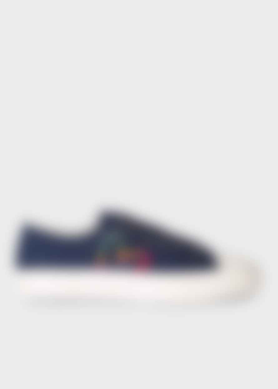 Paul Smith Navy Kinsey Canvas Trainers