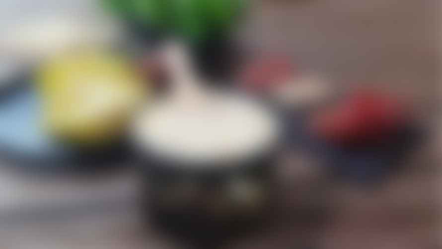 Cookut Raclette à la bougie pour deux LUMI série limitée 2021 FEUILLES bleu