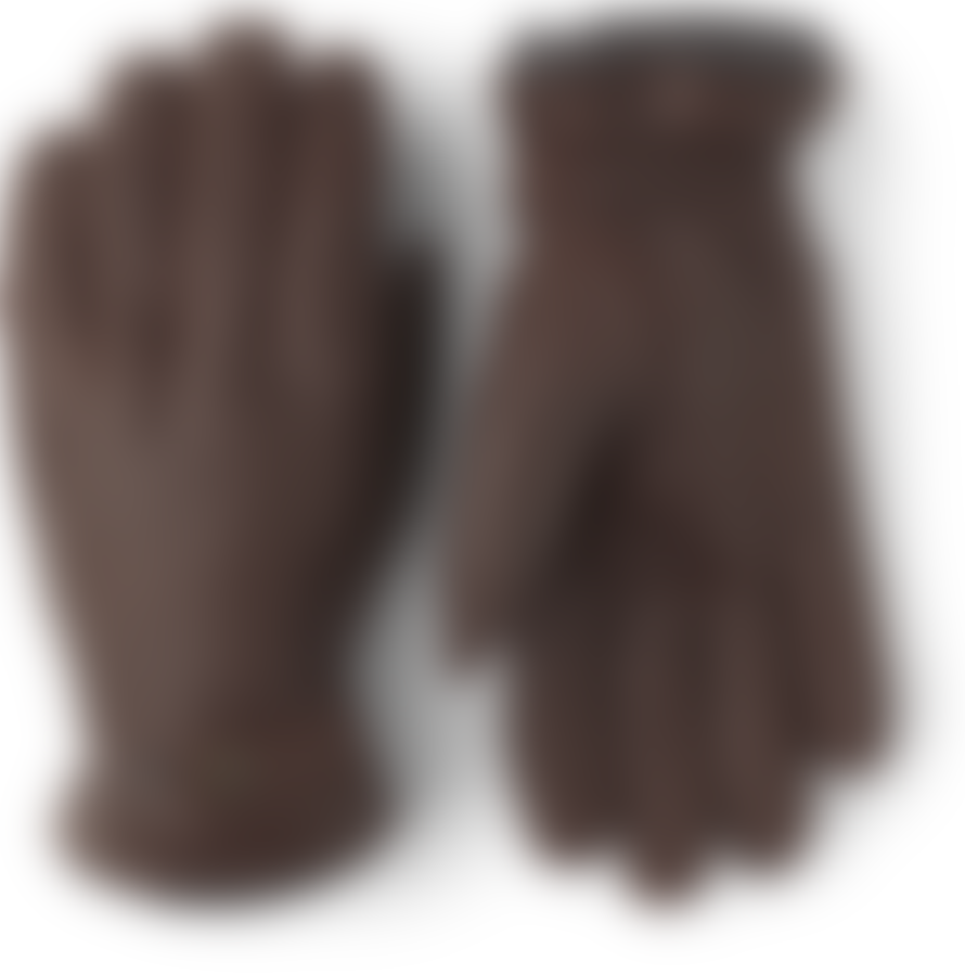 Hestra Birger Deerskin Leather Gloves Chocolate