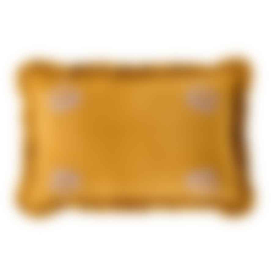 Projektityyny Leinikki Cord Cushion Mustard