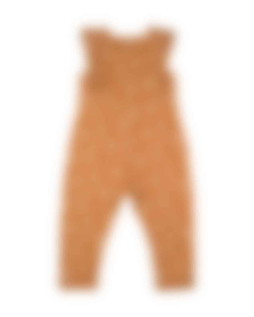 Rock Your Baby Brown Daisy Jumpsuit