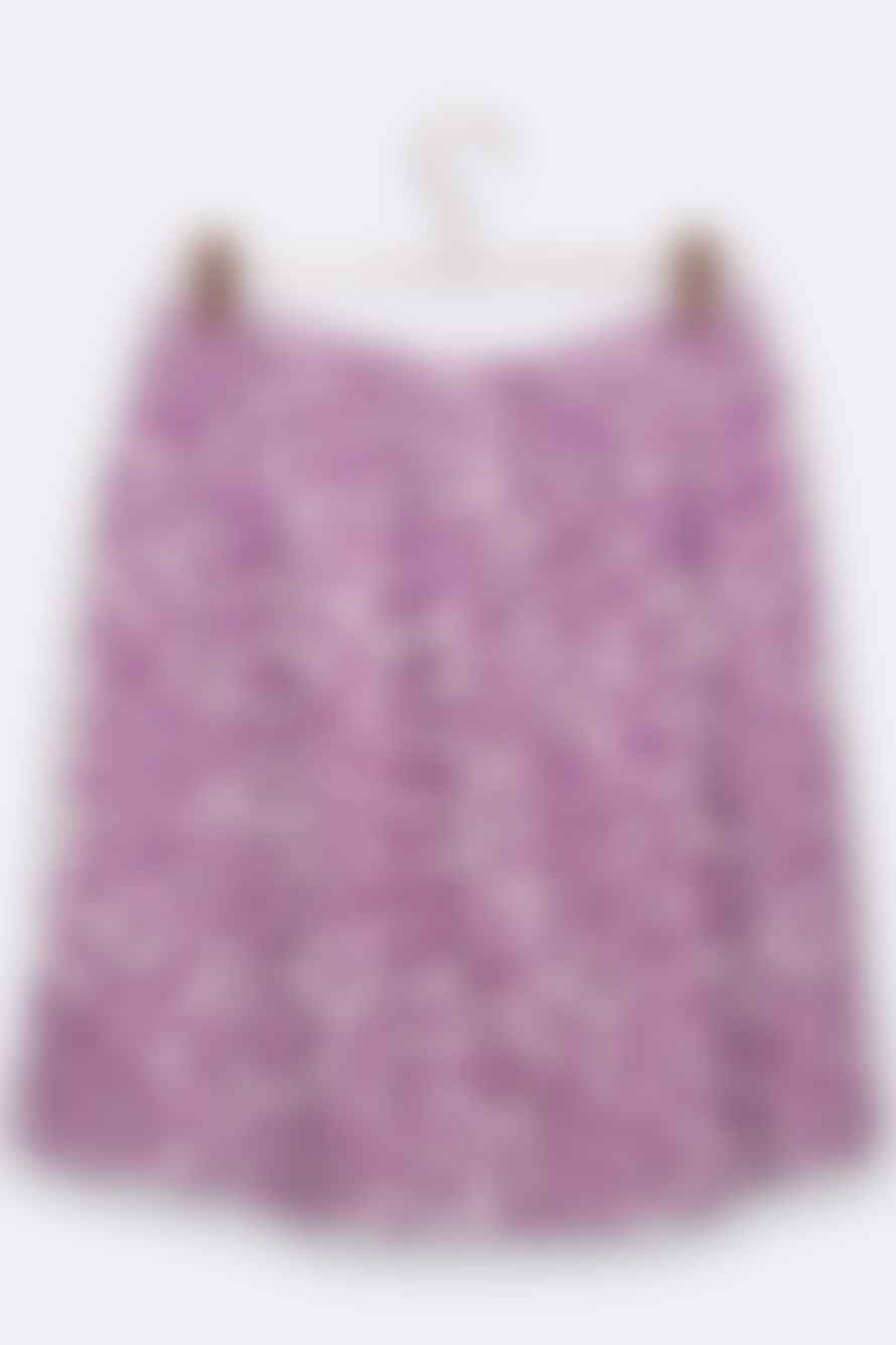 LOVE kidswear Neve Skirt With Squirrel Print In Purple For Women