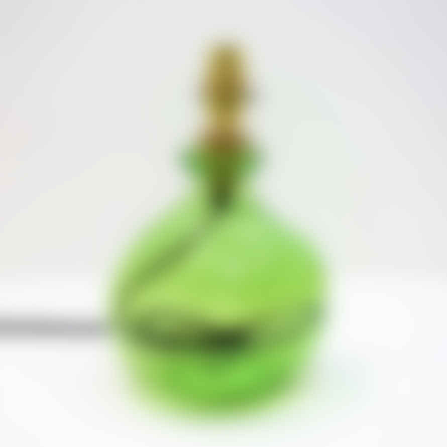 Jarapa Simplicity Recycled Glass Lamp Base 24cm - Apple Green