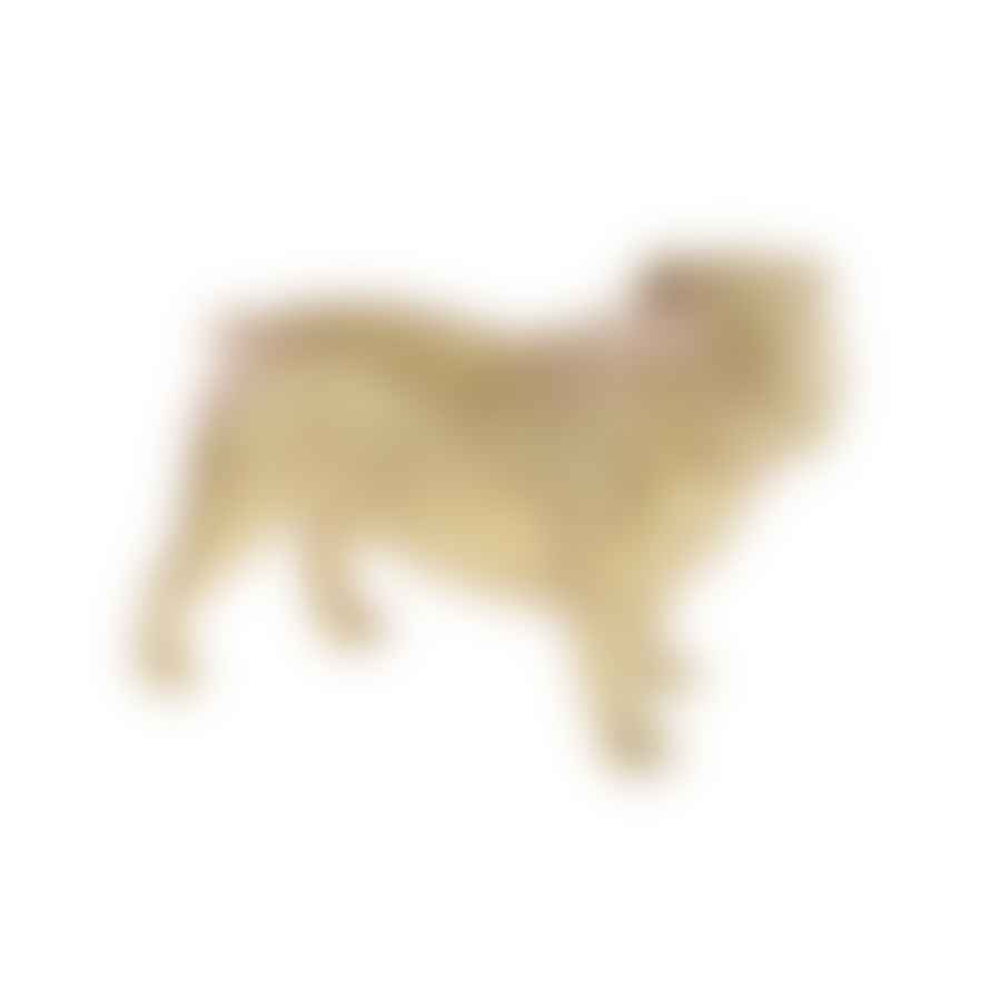 Werner Voss Gold Standing Bulldog Figure