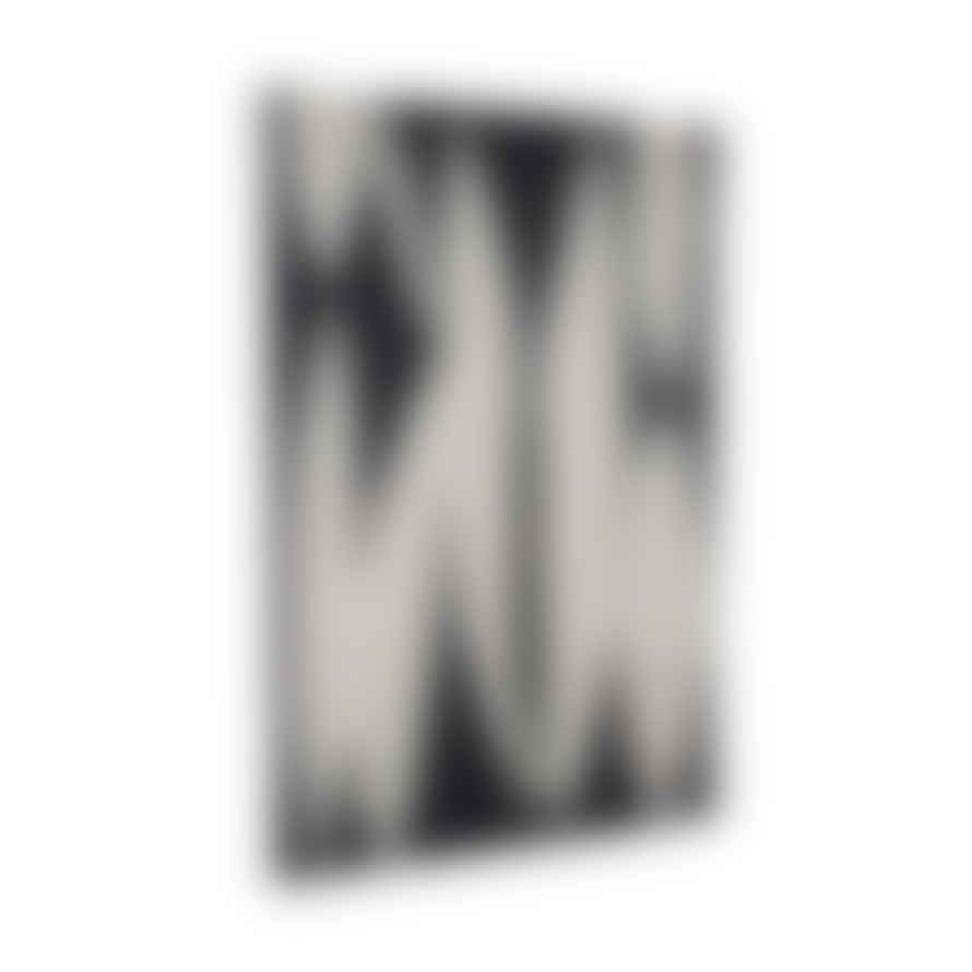 HKliving Abstract Wall Chart Black White
