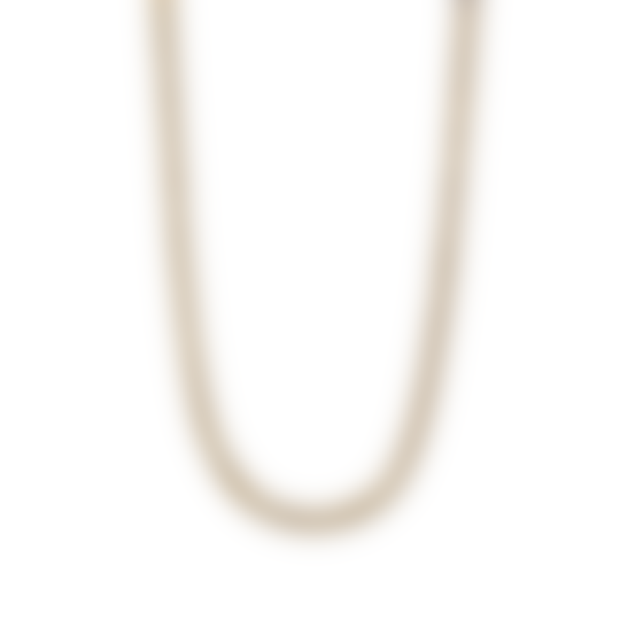 Nordic Muse Gold Round Chain Necklace, Waterproof