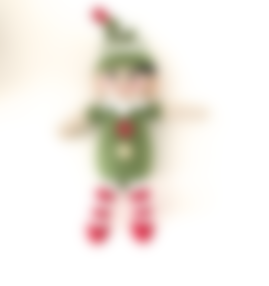 Pebble Christmas Elf Festive Crochet Rattle