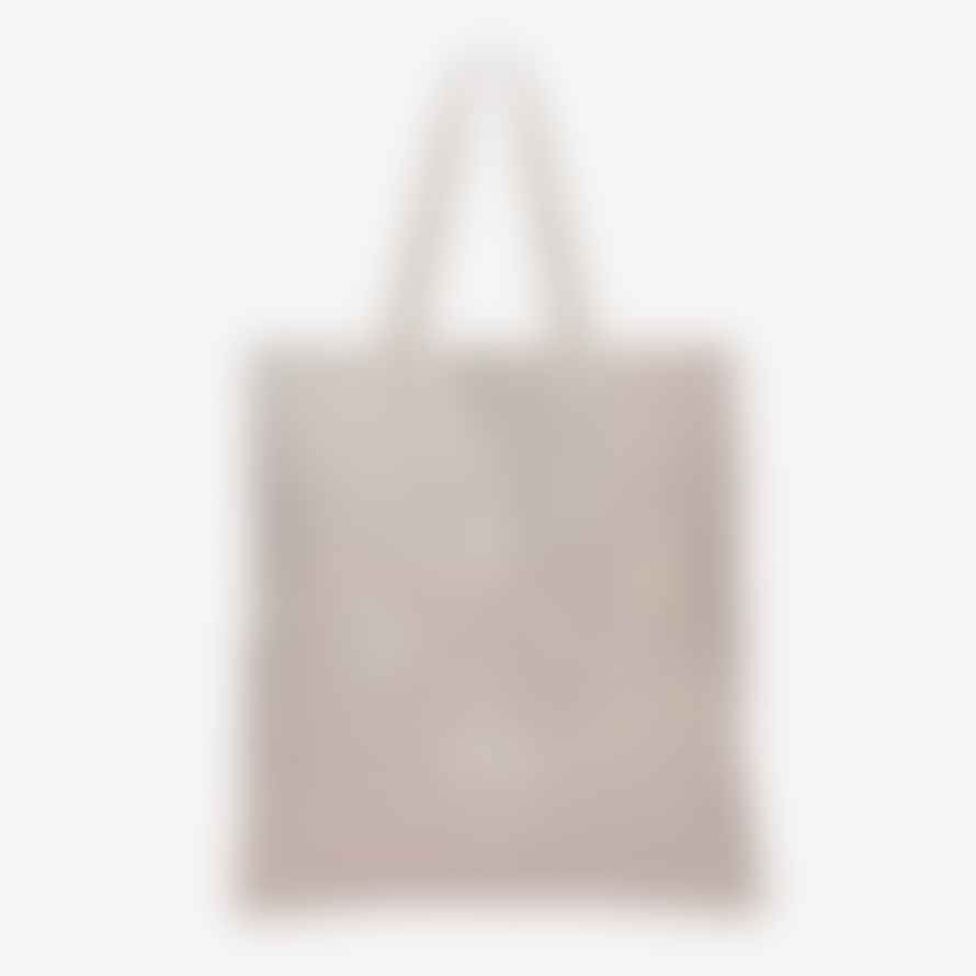 Artisans Link Embroidered Linen Tote In Grey
