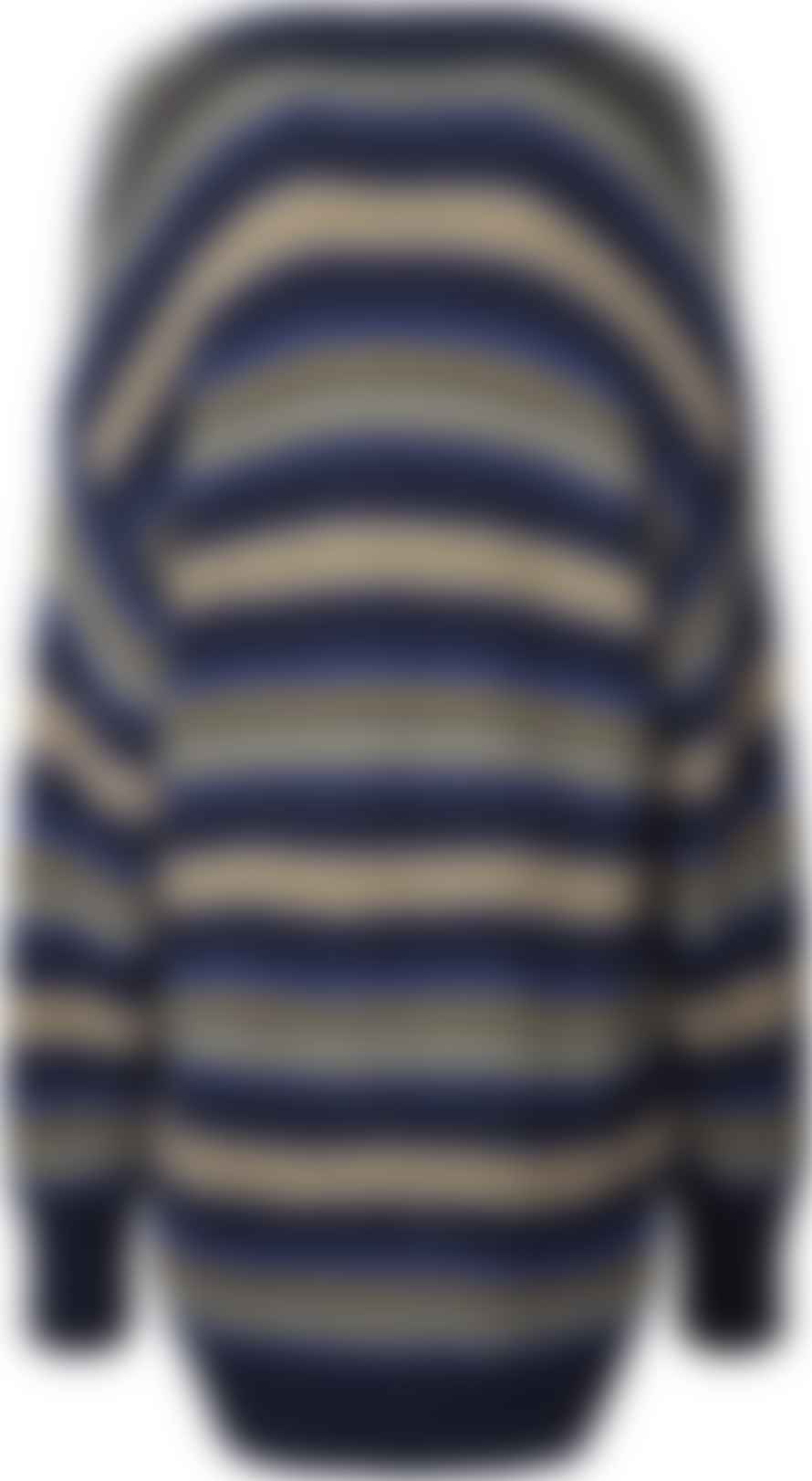 Lollys Laundry Carrie Navy Stripe  Cardigan