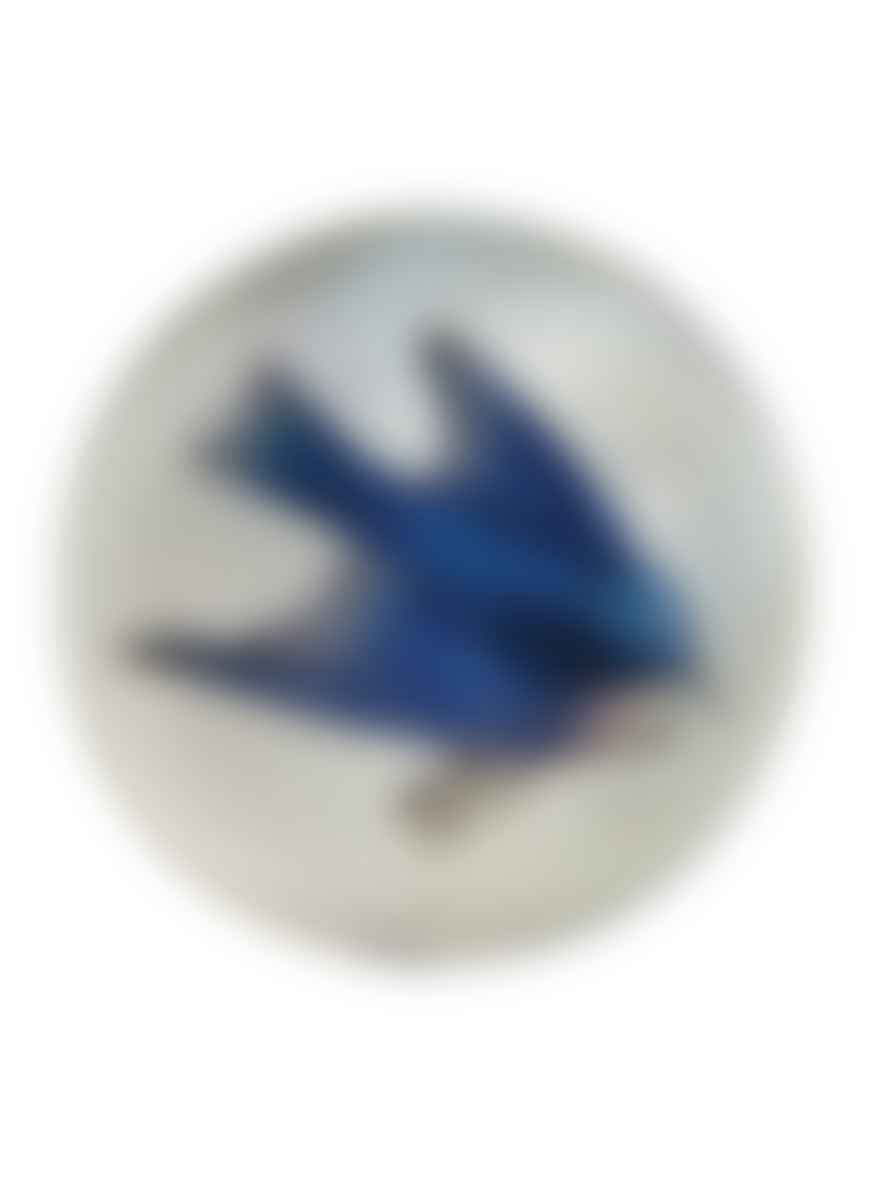 JOHN DERIAN Pudgy Bluebird Paperweight