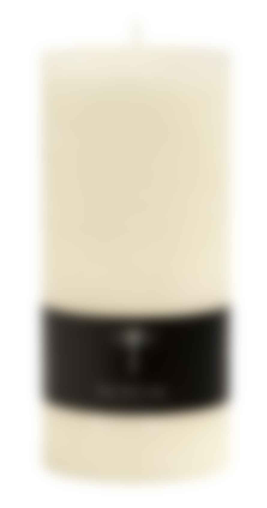 Nordal Tall Pillar Candle In Off White