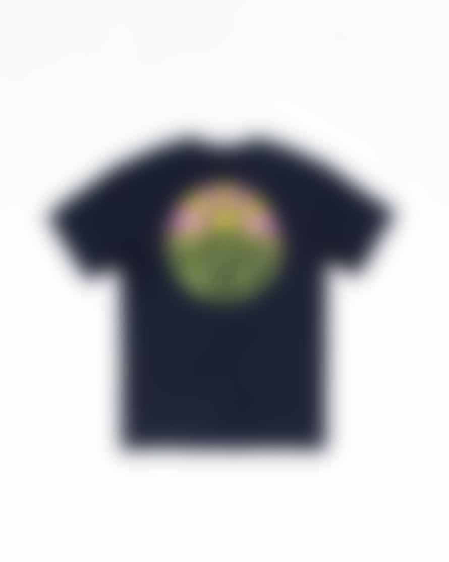 Hikerdelic Original Logo Short Sleeve T Shirt Navy