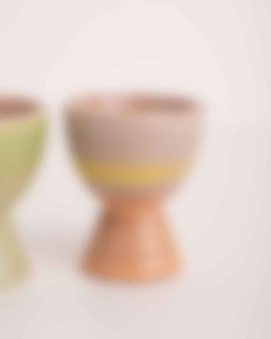 HKliving 70s Ceramic Egg Cups Set Of 4