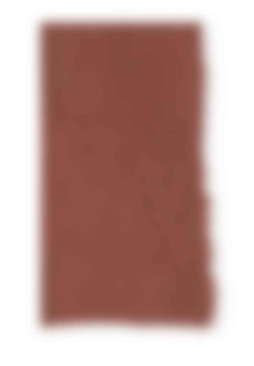 Mouleta Cashmere Scarf Red Brown