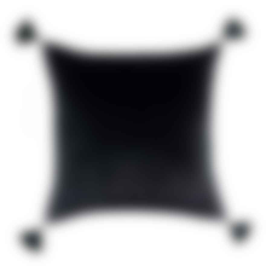 Vivaraise Anae Tasseled Velvet Cushion 45x45, Quartz