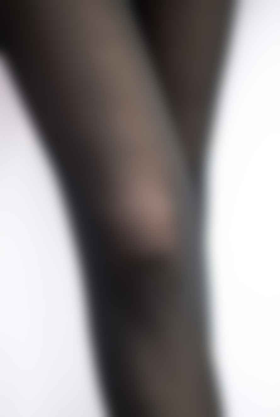 Swedish Stockings  Nina Fishbone Tights 40 Black 