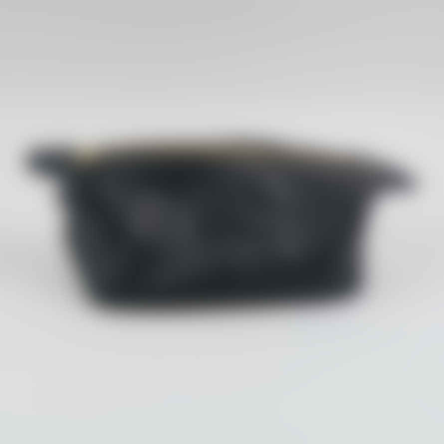 Taylor Kent Black Leather Wash Bag