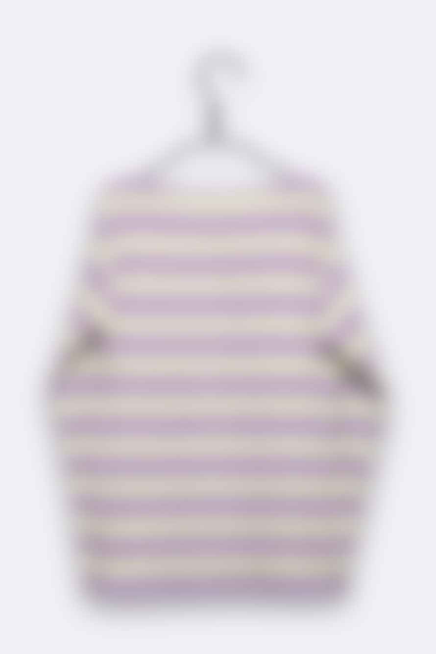 LOVE kidswear Timmy Longsleeve in Lilac/White Stripes with Eva Loves Kidswear Embroidery for Kids