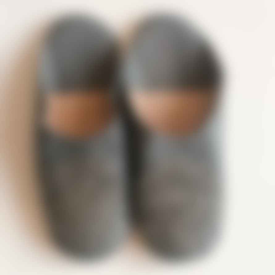 Beldi Maison Babouche Slippers In Grey