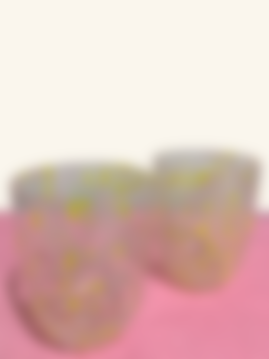 Anna Von Lipa Tumbler Confetti Colore Rosa+Giallo Set Da 2