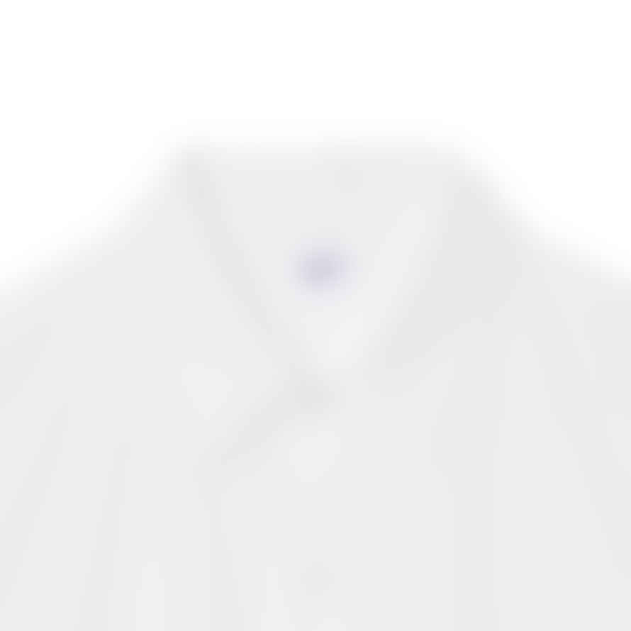Partimento Oversize Cotton Shirts in White