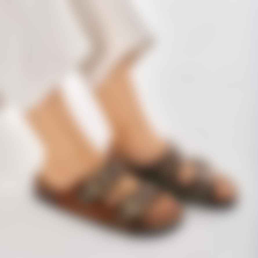 Claris Virot Choco Python Odette Sandals