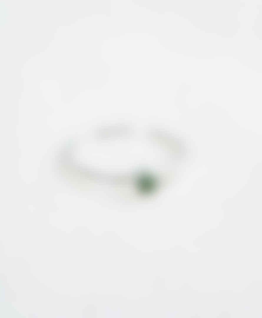 Taj Stackable Green Quartz Ring Keala, Silver
