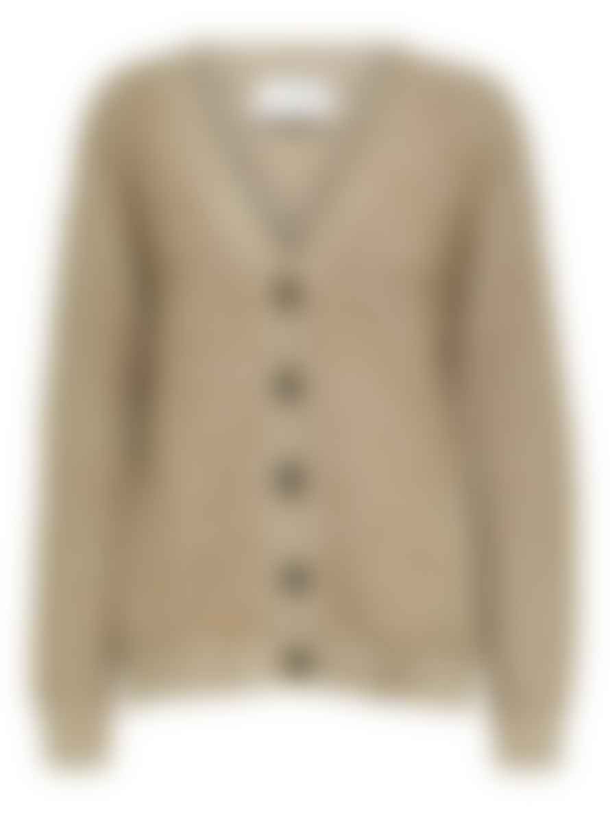 Selected Femme Sira Knit Cardigan - Beige