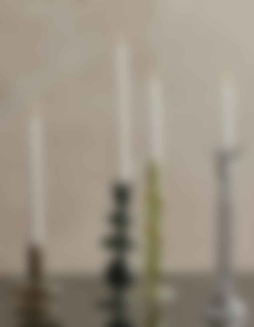Nordal Sculptural Glassed Candlestick