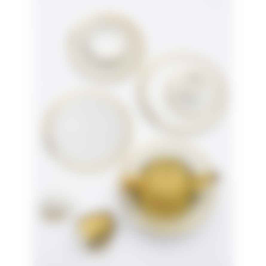 Vtwonen 250ml Mug White Gold - Set of 2