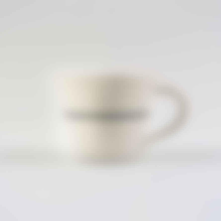 Sue Ure Maison Wide Porcelain Mug Ambit - White