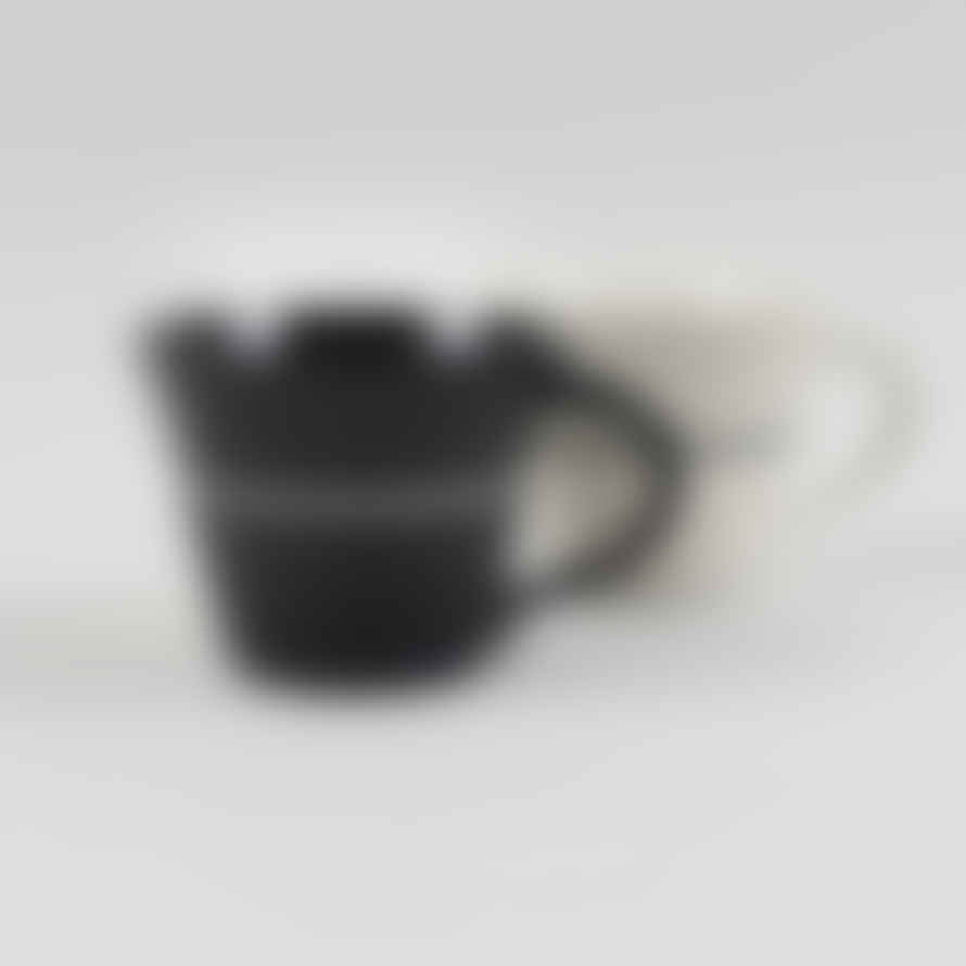 Sue Ure Maison Wide Porcelain Mug Ambit - Black