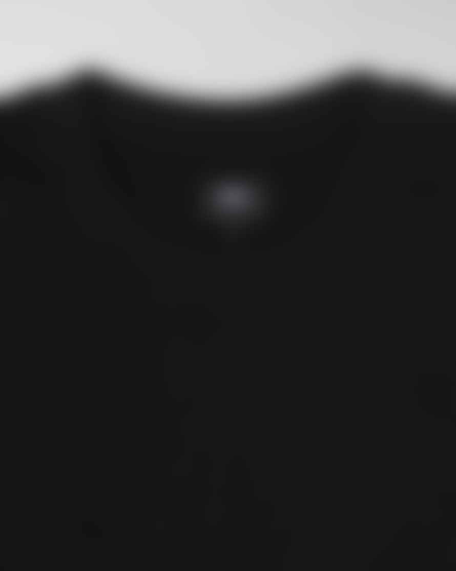 Edwin Katakana Embroidery T-Shirt - Black