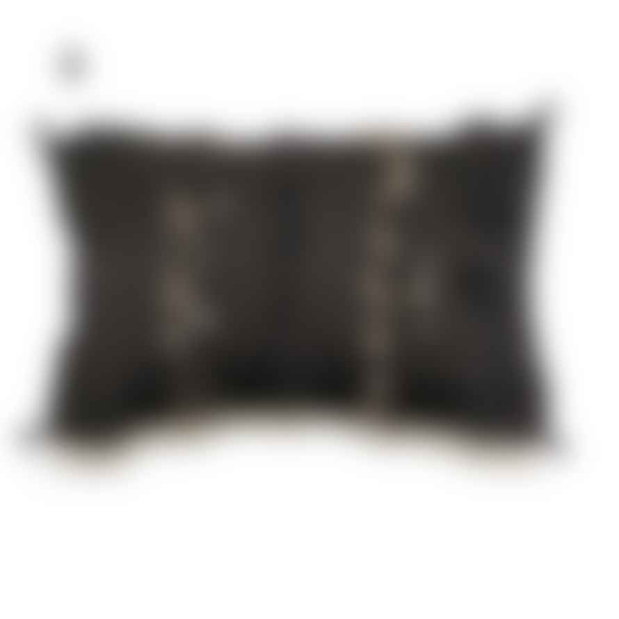 Handira Berber Wedding Blanket Cushion | Black