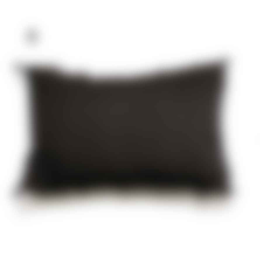 Handira Berber Wedding Blanket Cushion | Black