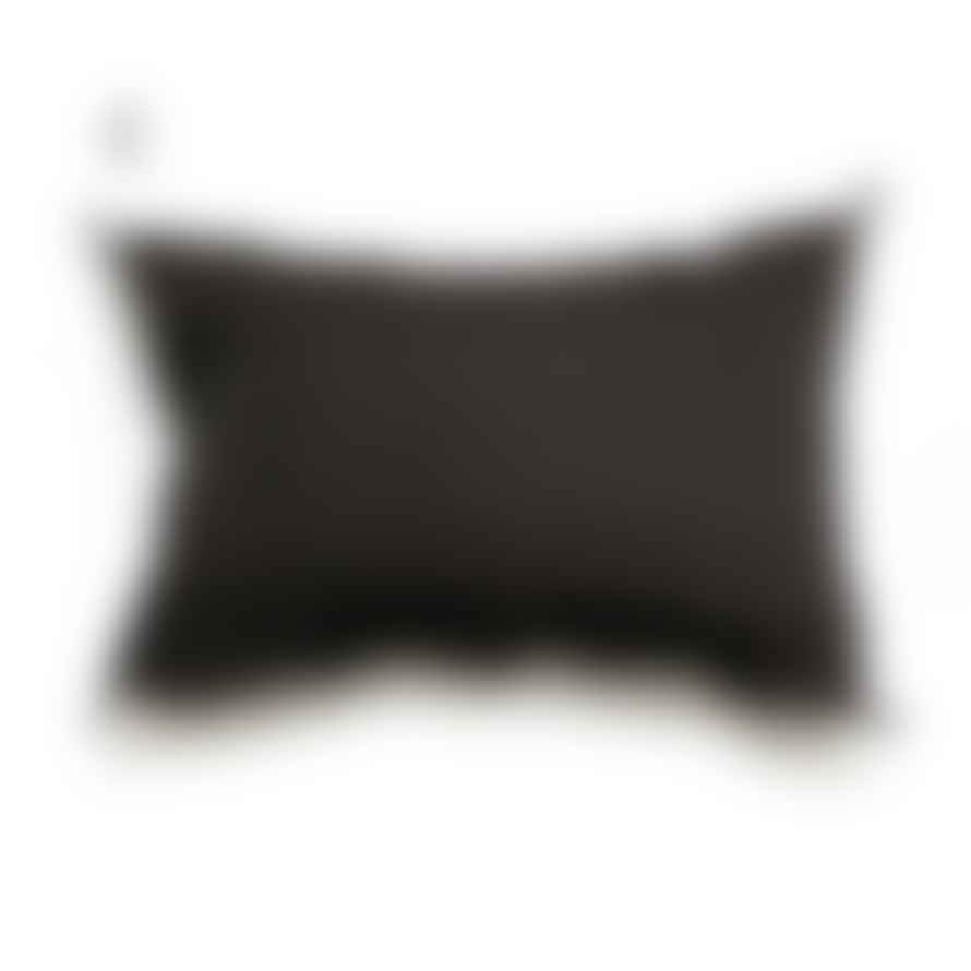 Handira Berber Wedding Blanket Cushion | Black