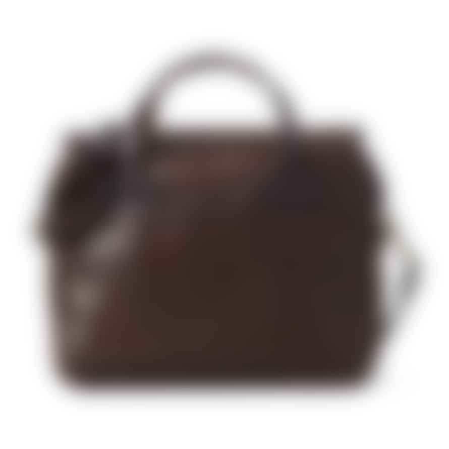 Filson Weatherproof Original Leather Briefcase Sierra Brown