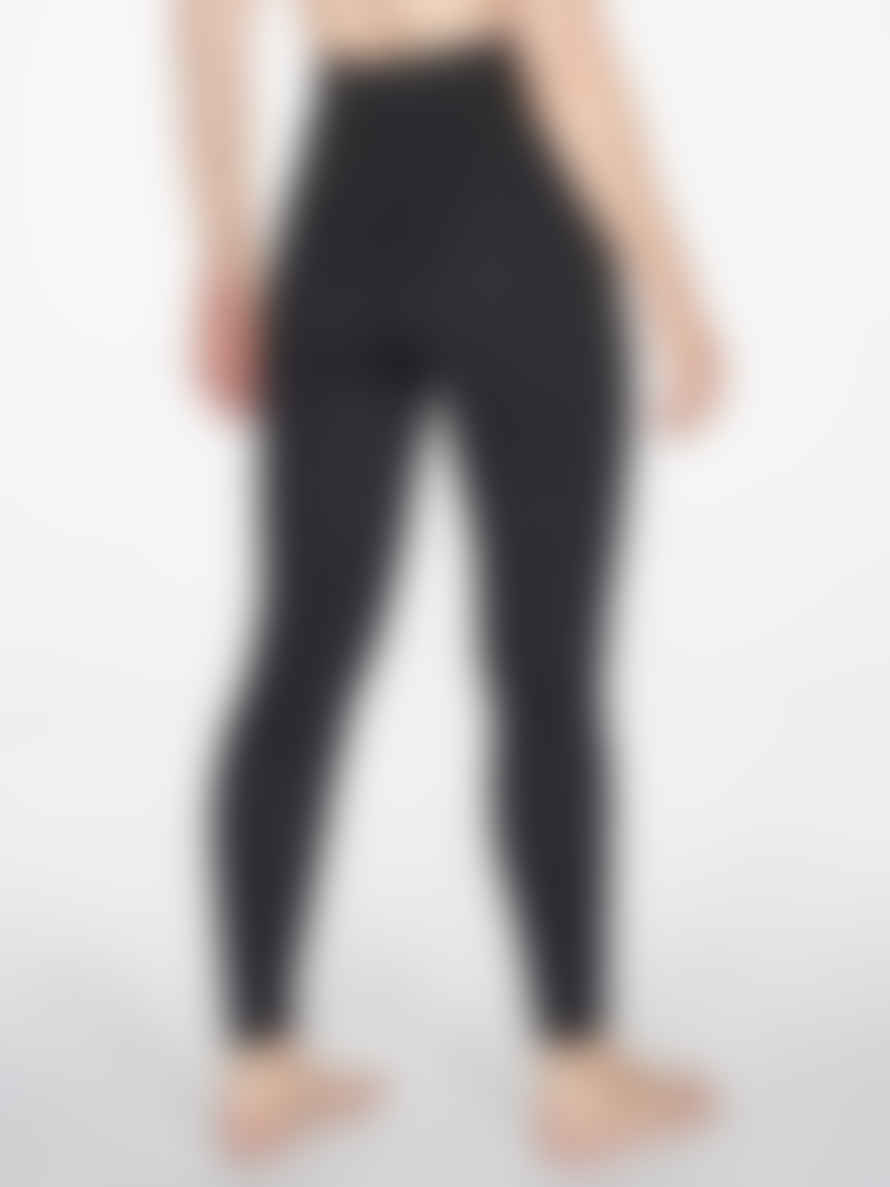 Thought Essential Bamboo Organic Cotton Thick Leggings - Black