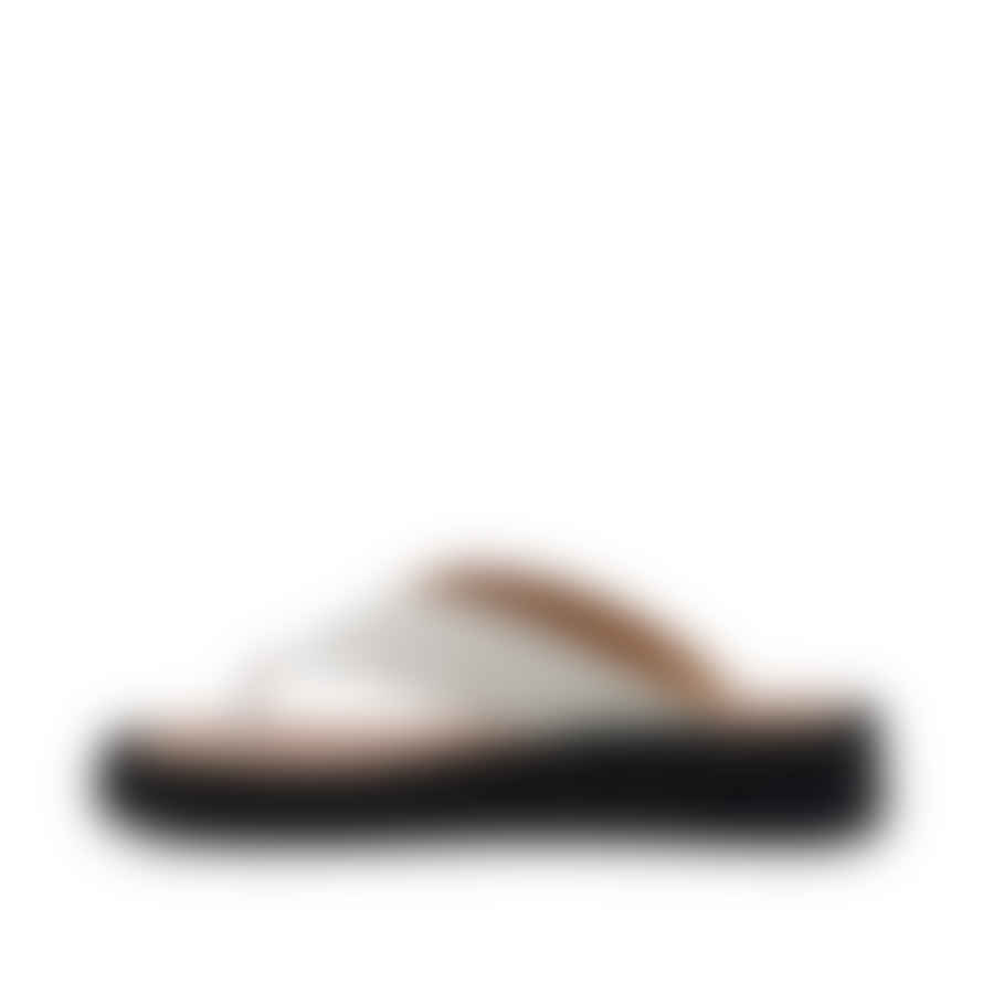 Shoe The Bear Astrid Thong Sandal - White Croc