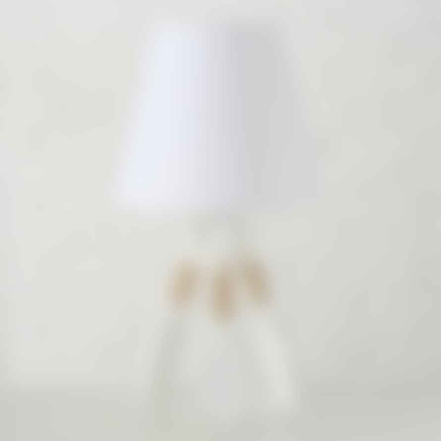 &Quirky Barco Paddle Base Table Lamp : Natural or White