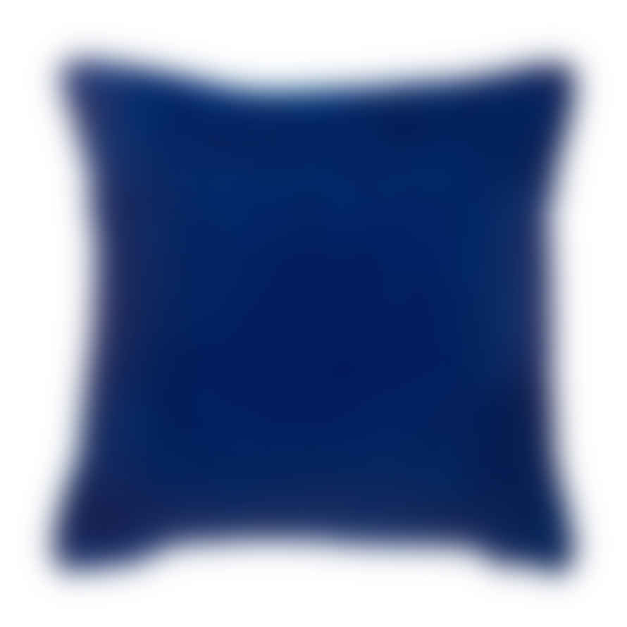 Sass & Belle  Turquoise & Blue Two Tone Velvet Cushion