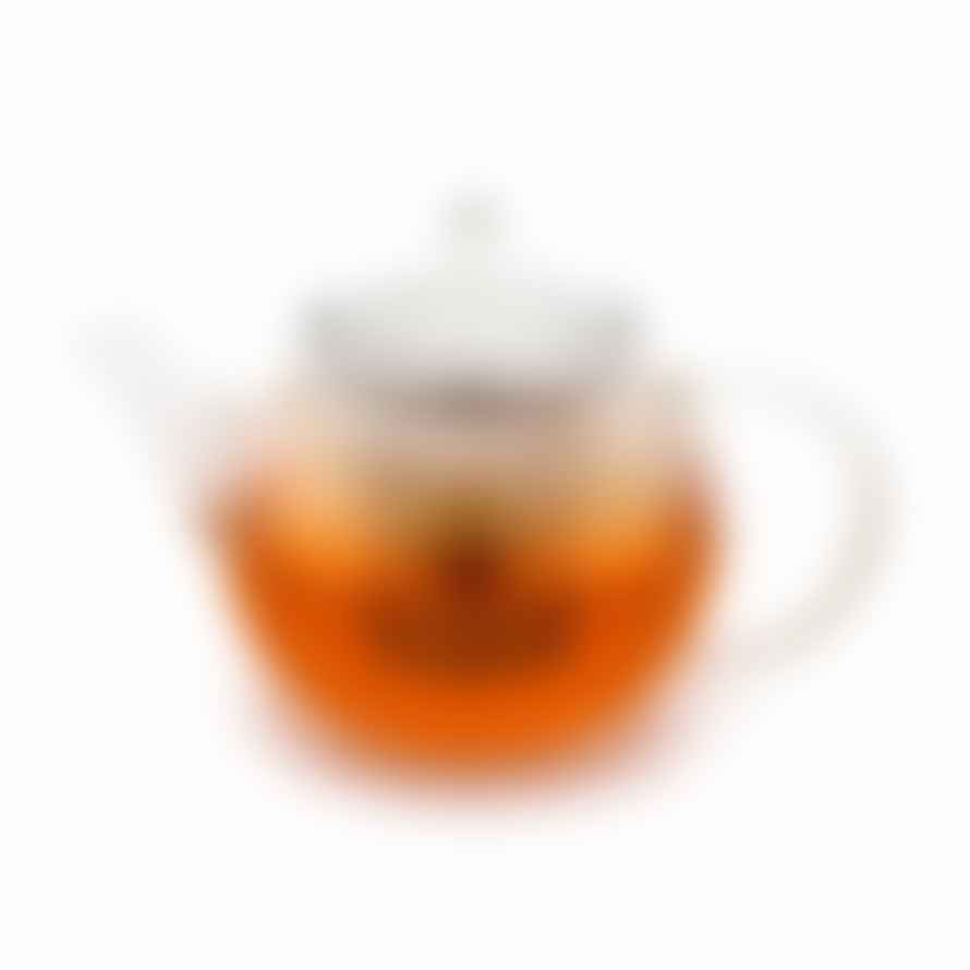 Bredemeijer Holland Bredemeijer Teapot Ravello Design 1.2l In Single Wall Glass With Stainless Steel Filter
