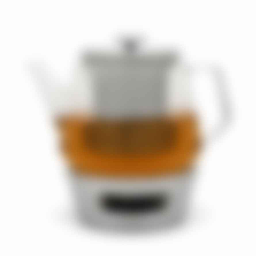 Bredemeijer Holland Bredemeijer Tea Set Bari Design Single Wall Glass Teapot 1.5l With Stainless Steel Warmer