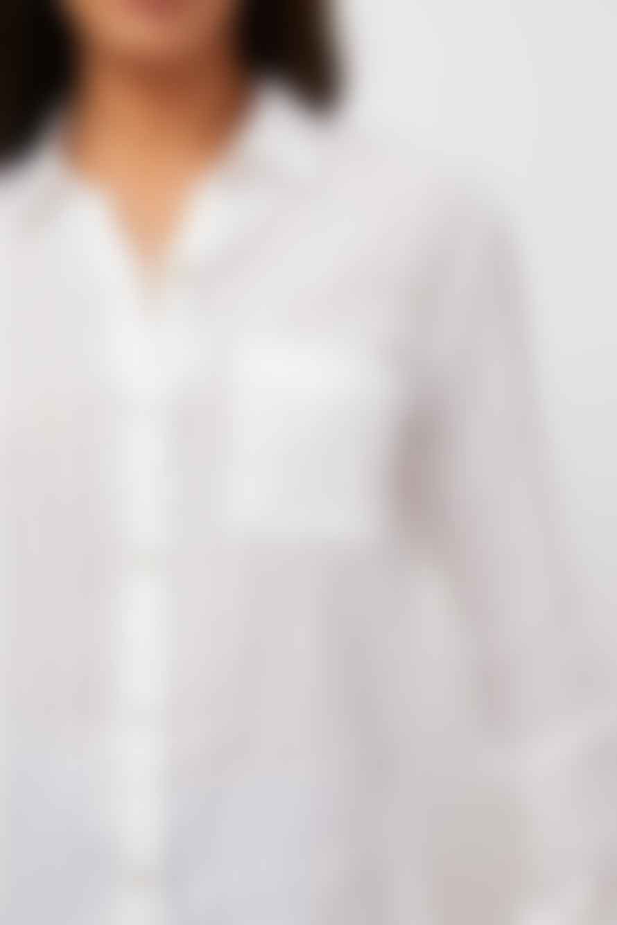 Rails Charli Shirt In White Shadow Stripe