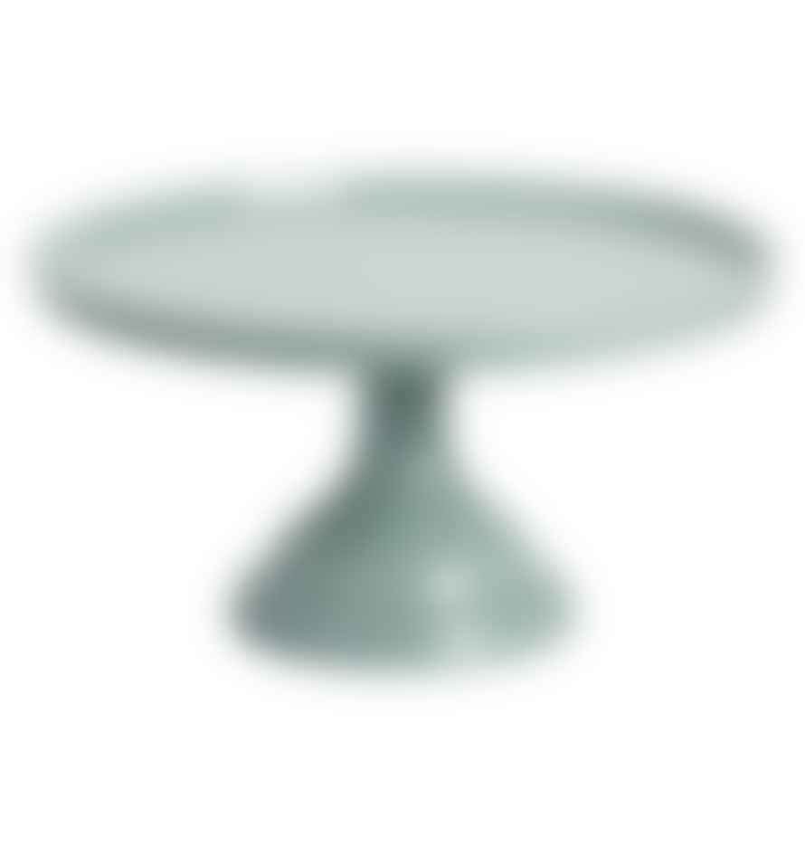 A Little Lovely Company Sage Green Cake Stand Small