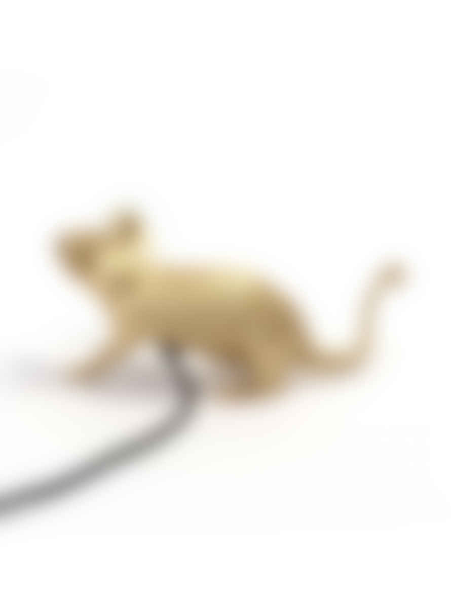 Seletti Lampada Mouse Gold Art 15232